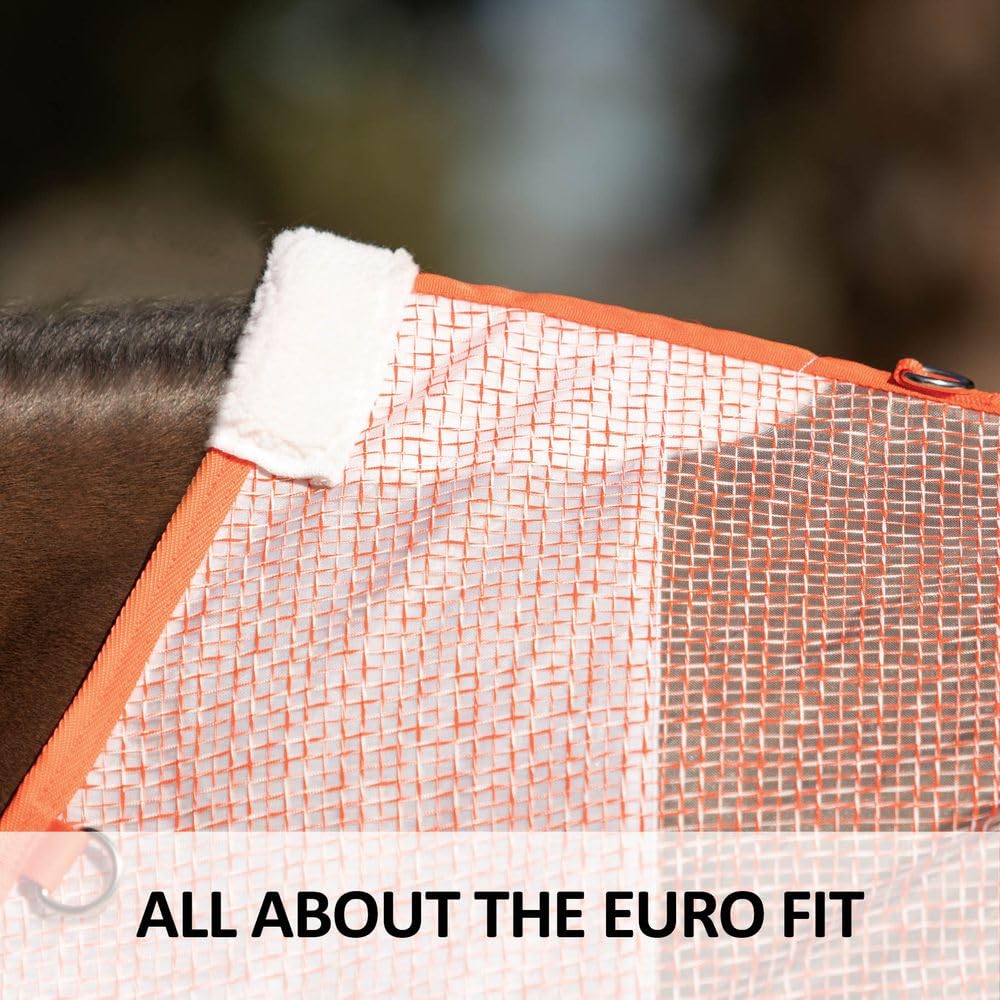 Schneiders Ripstop Nylon Mesh Ii Horse Fly Sheets | Optimal Airflow & Uv Protection | Euro Surcingle | Color Lilac | Size 80